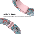 Miniatyrbillede 3 af 4: Udskiftningsrem til Garmin Vivoactive 4 - 22mm Vandafvisende Resin Urrem - Smaragdgrøn Red Style G Garmin Vivoactive 4