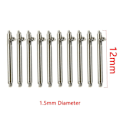 Miniatyrbillede 1 af 8: 10 stk./parti Ur Single Switch fjederstænger 12mm1.5mm Diameter