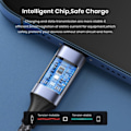 Pikkukuva 6 / 10: PD 20W USB-USB C -kaapeli, 3.0A pikalataus USB C -kaapeli LED-näytöllä, nailonista valmistettu Type C -kaapeli kannettaville puhelimille
