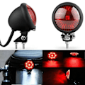 Miniatyrbillede 2 af 4: Motorcykel Baglygte LED Bagbremselampe Til Cruiser Cafe Racer