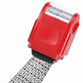 Miniatyrbillede 2 af 6: Identitetstyveri Beskyttelse Rulle Stempel Fortrolighed Rulle