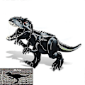 Pikkukuva 5 / 5: 1 kpl Jurassic Suurikokoinen Dinosaurusten Rakennuspalikat T-rex Quetzalcoatlus Baryonyx Action Figurit Lasten Leikkikalut Lahjat Pterosaur C