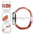 Miniatyrbillede 4 af 4: Udskiftningsrem til Garmin Vivoactive 4 - 22mm Vandafvisende Resin Urrem Red Style R Garmin Vivoactive 4