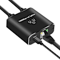 Pikkukuva 1 / 5: Ethernet-jakaja, RJ45 Ethernet-jakaja 1-2, 1000Mbps LAN-jakaja, Plug and Play, yhteensopiva Cat5-, Cat5e-, Cat6/7/8-kaapeleiden kanssa