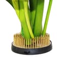 Rund Blomhållare / Blomsterfakir med Gummibas - Blomsterdekor - Svart Svar