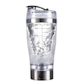 Miniatyrbillede 5 af 11: 450ml/600ml USB Genopladelig Elektrisk Blender Kop Bærbar Proteinpulver Automatisk Shaker Flaske Lækagesikker Blender til Milkshakes Sukker Kaffe