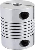 8 mm til 10 mm akselkobling 19 mm længde 25 mm diameter stepmotorkobling aluminiumslegering samlingsstik til 3D-printer CNC-maskine DIY-encoder
