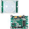 Miniatyrbild 4 av 6: 5 st HC-SR501 PIR Infraröd Sensor IR Mänsklig Kropps Rörelse Modul för Arduino för Raspberry Pi (Grön)
