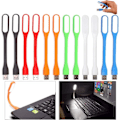 Miniatyrbillede 1 af 5: 12 stk. LED USB-lamper, Mini LED Fleksibel USB, Boglæsningslampe til Powerbank PC Laptop Notebook（c Sunmostar