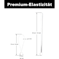 Miniatyrbild 2 av 5: Presenning Bungee Balls 6 Tum - 50-pack Bungee-snöre med Bollar, Små Bungee-snören Högpresterande, Elastiska Bungee-remmar Korta, Surrning (Vit)