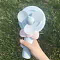 Miniatyrbillede 1 af 5: Hånddrevne Vifter Lolipop Vifte Tegneserie Håndholdt Sommervifte Håndtrykt Manuel Mini Bærbar Lille Håndkølingsvifte til Børn Voksne Hjem Udendørs