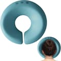 Massage huvudstöd med ansiktskudde, ansiktsvagga kudde, massage huvudstöd för säng, ansikte nedåt massagekudde, ansiktskudde Blue