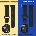 Miniatyrbillede 6 af 7: Håndledsrem til Xiaomi Redmi Watch 3 Blødt silikone erstatningsarmbånd Farverem til Redmi Watch3 aktivt armbånd 2