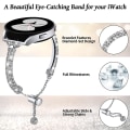 Miniatyrbilde 4 av 5: Klokke for Samsung Galaxy Watch6 40 mm 44 mm/Watch6 Classic 43 mm 47 mm/ Watch 4/5 40 mm 44 mm Silver