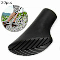 Miniatyrbillede 1 af 5: 20 Stykker / 10 Par Nordic Walking Pads Asfalt Gummi Buffer X-4gt