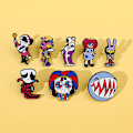 Miniatyrbillede 3 af 5: 8 stk./sæt The Amazing Digital Circus Pins Cirkus Klovn Lapel Badges Til Fans Souvenir Gave