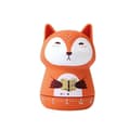Mekanisk kökstimer, söt djurtimer för barn, uppdragbar 60 minuters manuell nedräkningstimer för klassrum, hem, studier och matlagning (orange räv)