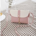 Miniatyrbild 1 av 2: Liten Crossbody-väska för flickor PU-läder Axelväska Crossbody-handväska Presenter till tonårsflickor Pink
