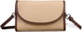 Ægte Læder Skuldertaske (Beige)