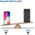 Miniatyrbilde 4 av 5: Powerbank 10000mAh Mobiltelefon Bærbar Lader Ekstern Batteripakke med 2 USB 2.4 A Uttak og USB C Inngang Kompatibel med Huawei iPhone 12 11 X