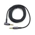 Ersättningskabel Aux-ljudkabel för Sony MDR-1A MDR-1ABT MDR-1ADAC MDR-1AM2 Black Without microphone