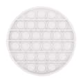 Bubbelpoppande Push Press Fidget Sensorisk Leksak Stressavlastare Olika Färger Rund Vit