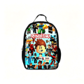 3d Roblox Elevtaske Madpakke Penalhus 3stk/sæt Rygsæk Spiserygsæk Take meal backpack