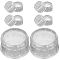 10 st. Stänkskyddande Mugglock Cocktail Shaker Lock Plast Press Saftkopp Lock