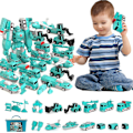 Miniatyrbild 1 av 5: Magnetiska Transformera Engineering Bil Sammansatta Leksaker Transformerande Robot Leksaker Set För Pojkar 6 I 1 Magnetiska Byggbilar Transformera Robot Spela Fordon