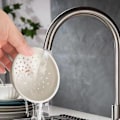Miniatyrbillede 5 af 5: 3 stk. silikonesigter i 3 farver, pladsbesparende minidåse- og sigte, køkkenredskab
