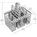 Miniatyrbilde 2 av 5: Bestikkskuff for oppvaskmaskin (avtakbart håndtak)
