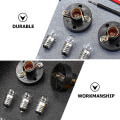 Miniatyrbillede 3 af 4: 5 stk. Spiralpære Mini Pære Fatning E10 Plastik Lampholder E10 Mini Pære Fatning