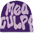 Miniatyrbillede 5 af 5: Beanies, bogstaver Print Beanies Mea Y2k Beanies, hat til kvinder mænd, slouchy beanies og strikkede beanies til unisex (sort og hvid) white blue