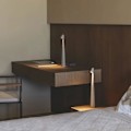 Miniatyrbillede 2 af 5: Elegant Slim Konisk Stem Bordlampe Bærbar & Dæmpbar Led Skulpturlys Dec Gray