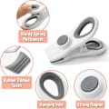 Miniatyrbillede 3 af 3: Magnetiske Chip Clips, 6 stk., Hvide Chip Clips, Poseclips, Madclips, Poseclips til Mad, Chip Poseclip, Chip Clips Magnetiske, Chip Poseclips