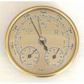 Miniatyrbild 1 av 5: Barometer, väderstation med barometer och hygrometertermometer, 3-i-1 väggmonterad analog väderstation för inomhusbruk