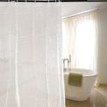 Miniatyrbillede 2 af 4: Gennemsigtig tyk bruseforhæng Badeforhæng, 80 x 180cm
