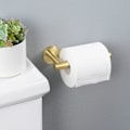 Miniatyrbild 3 av 5: Toalettpappershållare för badrum, Borstad guld, SUS304 Rostfritt stål Väggmonterad Toalettpappershållare, Guld