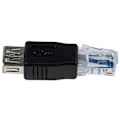 Pikkukuva 3 / 4: Naaras USB A - Uros Ethernet RJ45 -liitinsovitin Uusi
