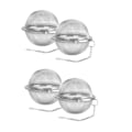Miniatyrbillede 1 af 5: 4 stk. rustfrit stål mesh te kugle 2,7 tommer te si