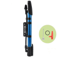 Pikkukuva 1 / 10: Mini-pyöräpumppu, polkupyörän rengaspumppu blue