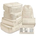 Miniatyrbild 1 av 4: Packkuber Resväska Packning Organisatörer Toalettväska Set (7 st)