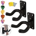 2-pack Gitarrhängare Gitarrkrok Gitarrhållare Gitarr Väggfäste Hängare För Elektriska Akustiska Och Basgitarrer Ukulele-Yvan