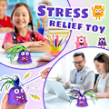 Miniatyrbillede 5 af 5: Hårtræknings-fidgetlegetøj - Hvert skrig er forskelligt, stressaflastning og anti-angst-legetøj til børn og voksne, træk i håret monster squeeze-legetøj (P)