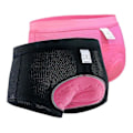 Miniatyrbillede 5 af 5: Dames cykelundertøj Sportsmønster Shorts Stramme cykelshorts Rød 2XL Red 2XL