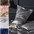 Modern kuddfodral i siden Anti-rynkor grey
