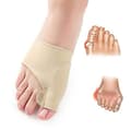 2 stk. ortopædiske sokker til knyst- og storetåskorrektion, silikone hallux valgus korrektor