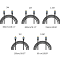 Miniatyrbilde 9 av 11: 240W Type-C-kabel USB C hurtigladerkabel 48V5A strøm hurtig PD ladekabel datasynkroniseringslinje 3m
