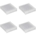 Miniatyrbild 1 av 3: Elektronisk kylare för stegmotor, 3D-skrivare 40x40x11mm silver 4st