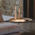 Miniatyrbillede 3 af 5: Elegant Slim Konisk Stem Bordlampe Bærbar & Dæmpbar Led Skulpturlys Dec White